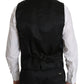 Elegant Black Formal Dress Suit Vest