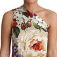 Elegant One-Shoulder Silk Maxi Dress