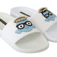 Elegant White Slide Sandals - Summer Chic