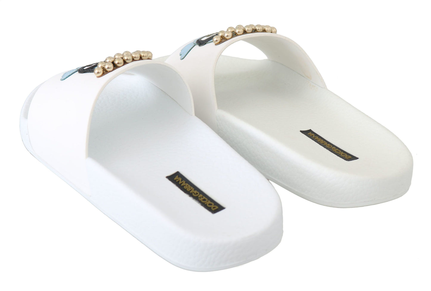 Elegant White Slide Sandals - Summer Chic