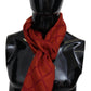 Authentic Wool Patterned Fringe Scarf