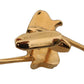 Elegant Gold Tone Brass Cufflinks