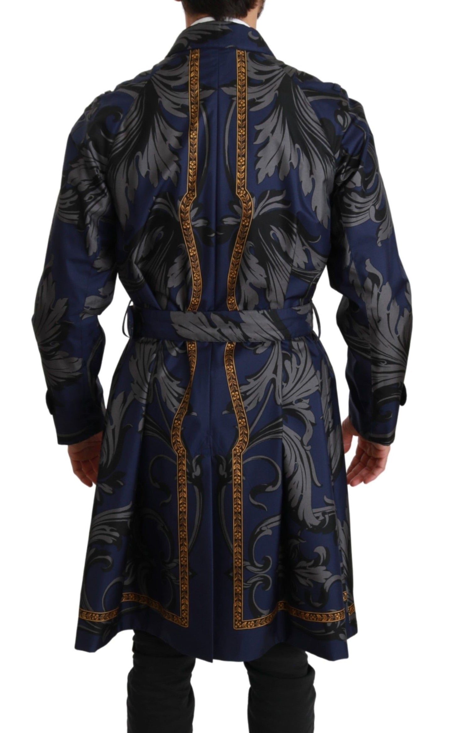 Royal Crown Silk Trenchcoat Jacket