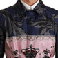 Royal Crown Silk Trenchcoat Jacket