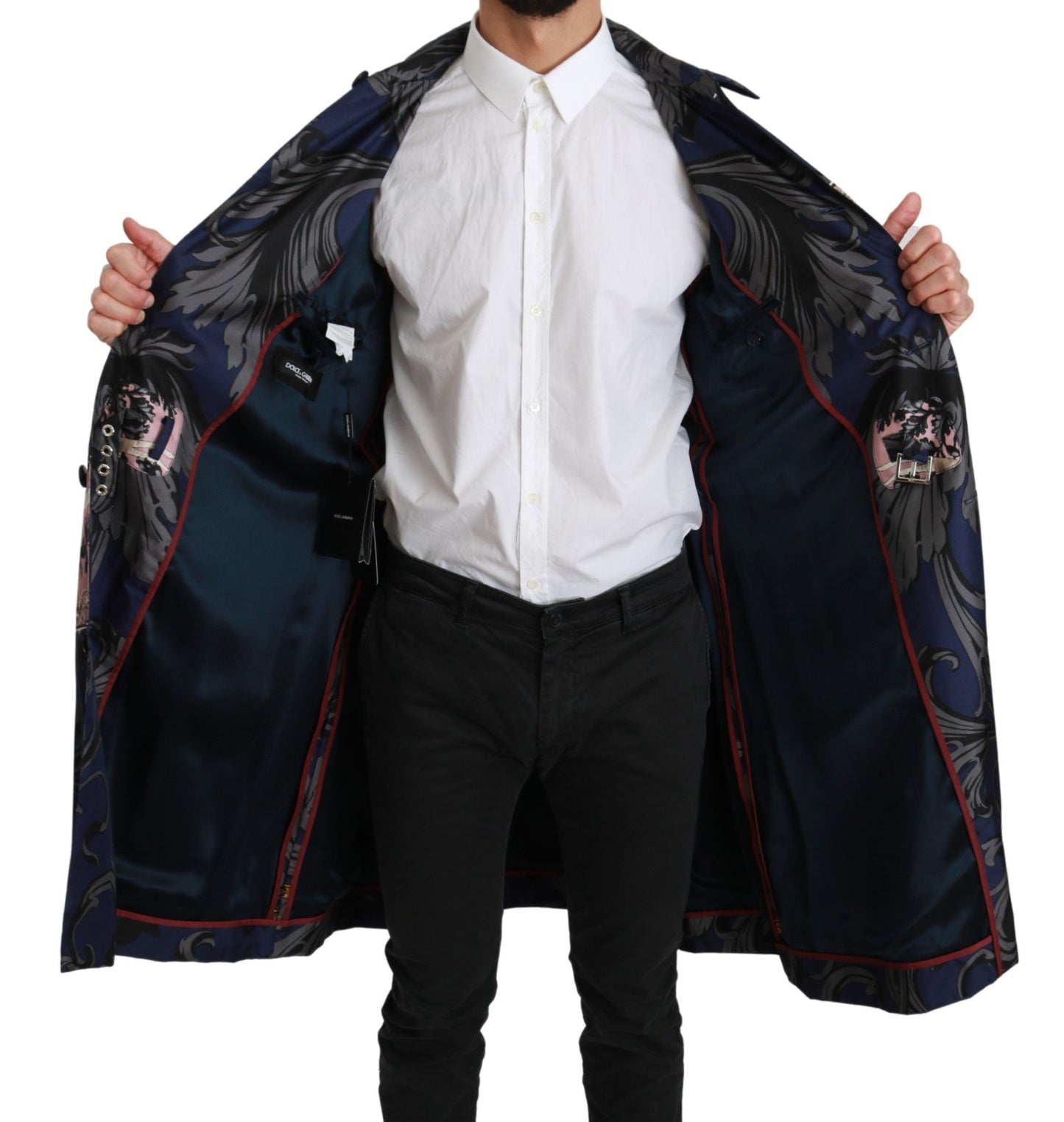 Royal Crown Silk Trenchcoat Jacket