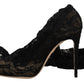 Elegant Stretch Sock Boots in Black
