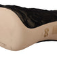Elegant Stretch Sock Boots in Black