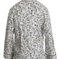 Elegant Silk Musical Print Pajama Shirt