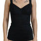 Elegant Black Bodysuit Dress