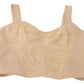 Beige Cropped Bustier Corset Brassiere Top