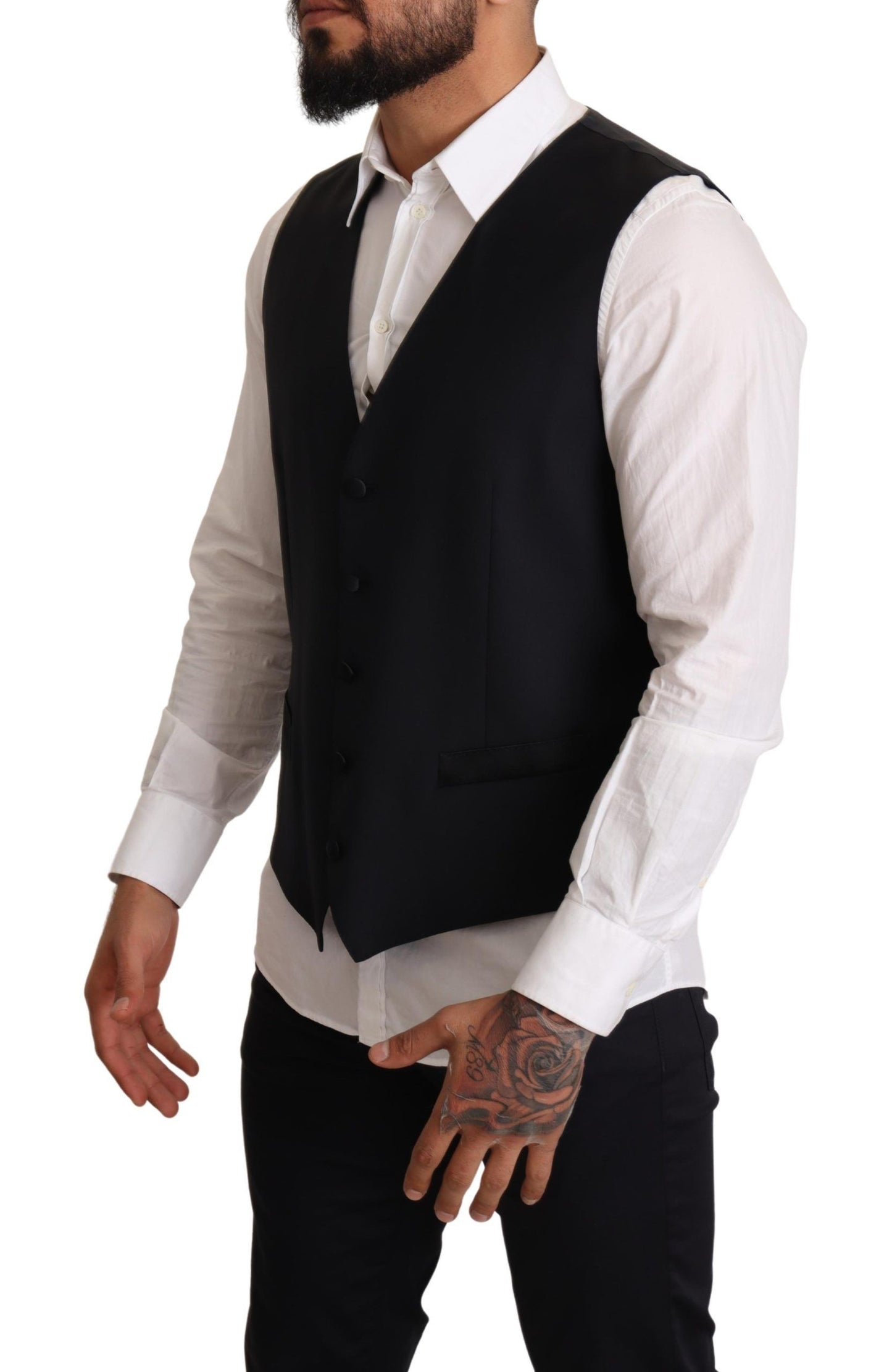 Sapphire Martini Slim Fit Blazer & Vest Ensemble