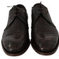 Elegant Exotic Skin Formal Lace-Up Shoes