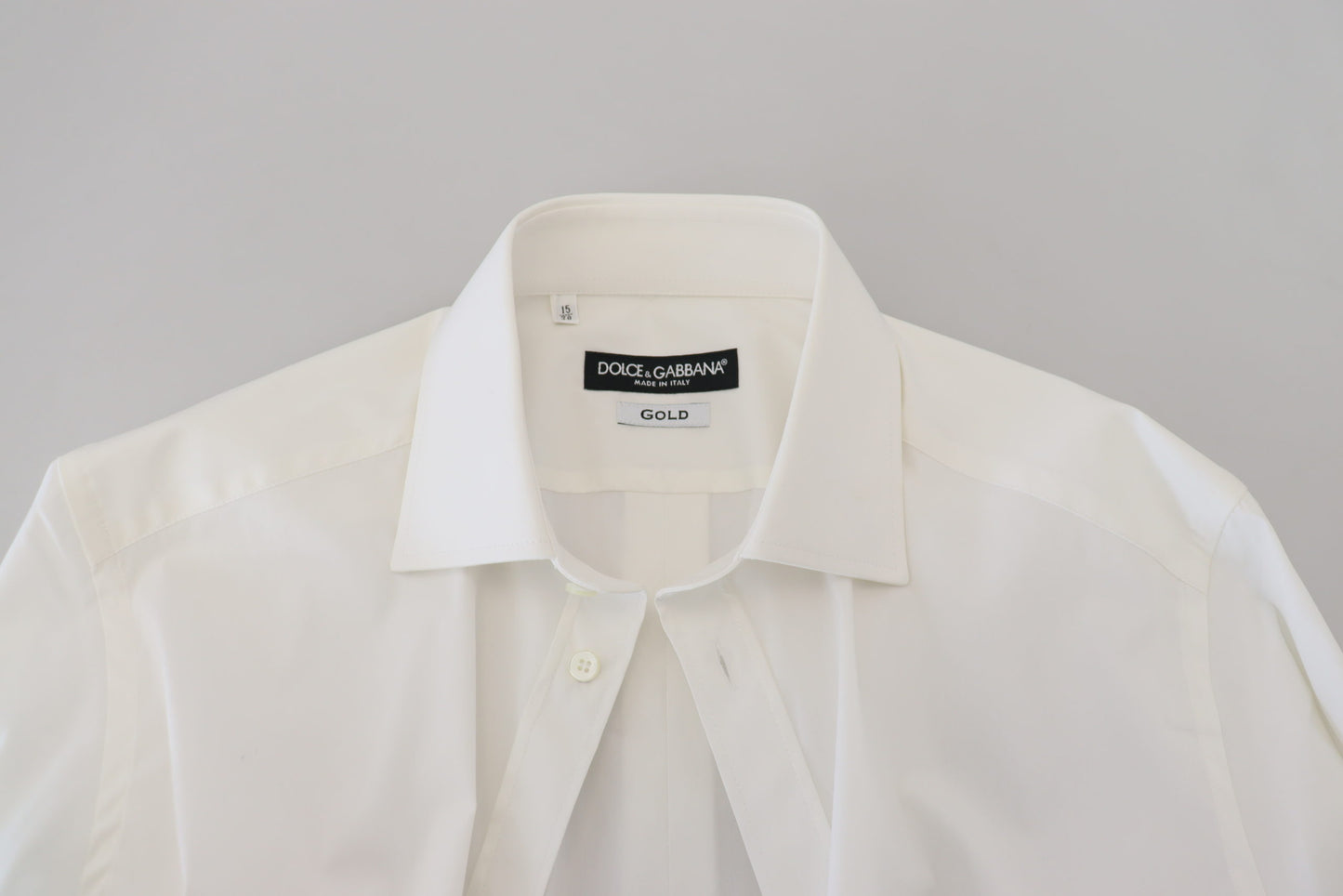 Elegant White Slim Fit Dress Shirt