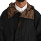 Elegant Reversible Hooded Raincoat