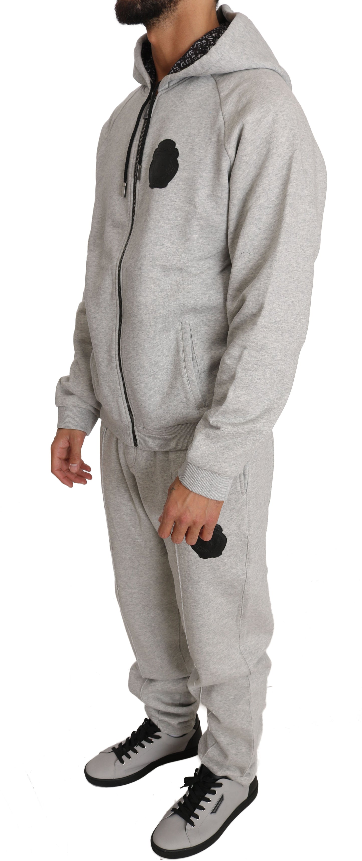 Elite Grigio Cotton Sweatsuit