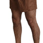 Elegant Polka Dot Swim Trunks