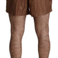 Elegant Polka Dot Swim Trunks