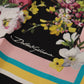 Elegant Silk Square Floral Scarf