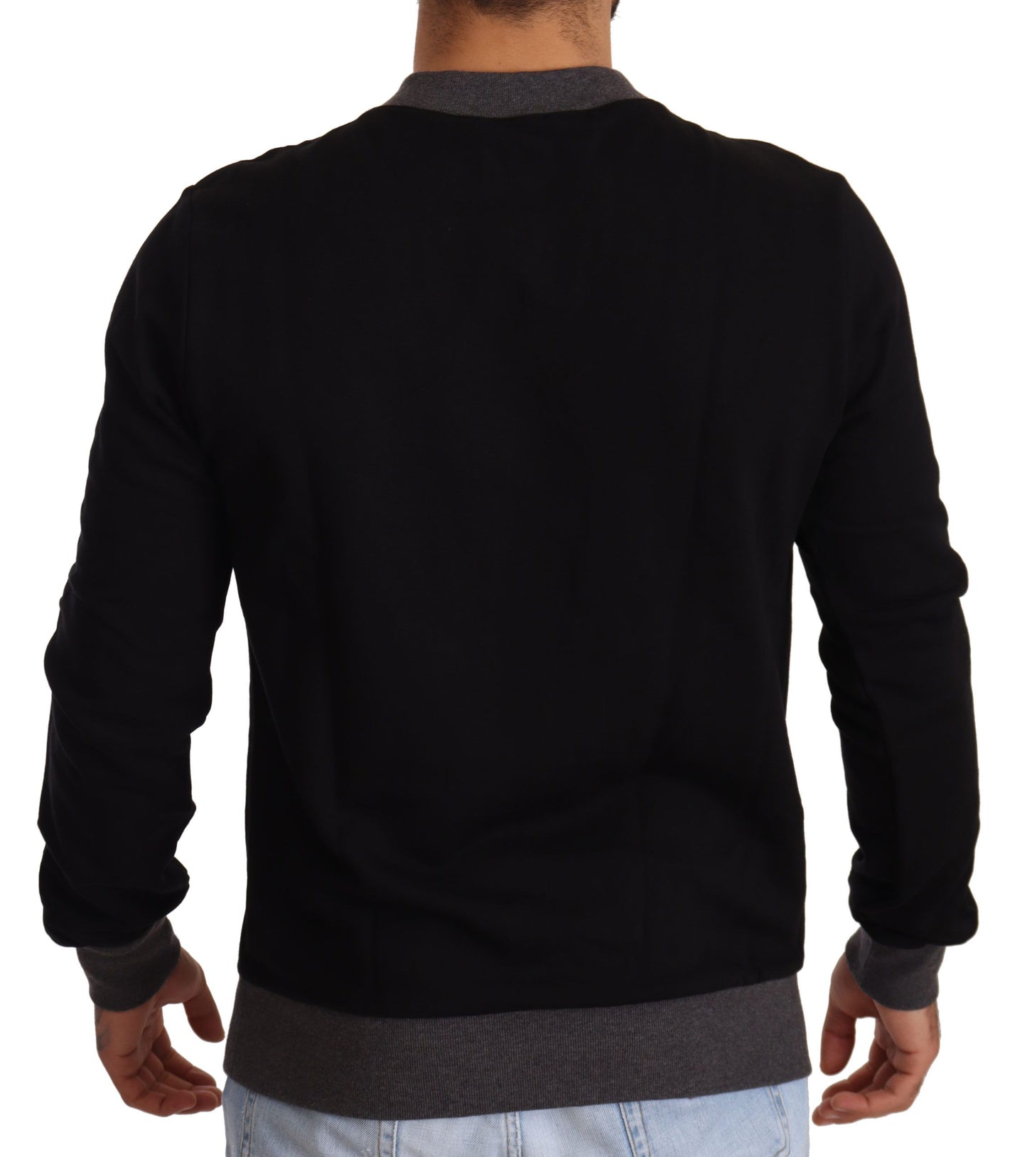 Regal Crown Crewneck Cotton Sweater