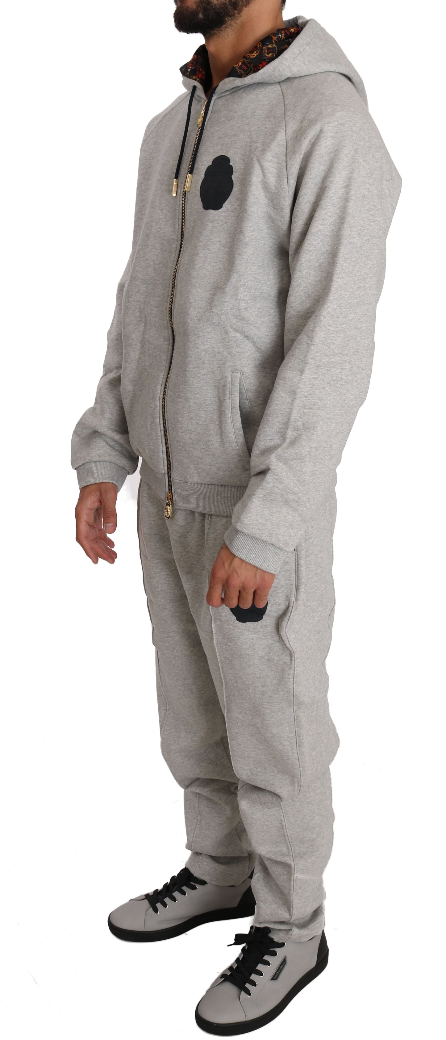 Opulent Italian Cotton Sweatsuit Set