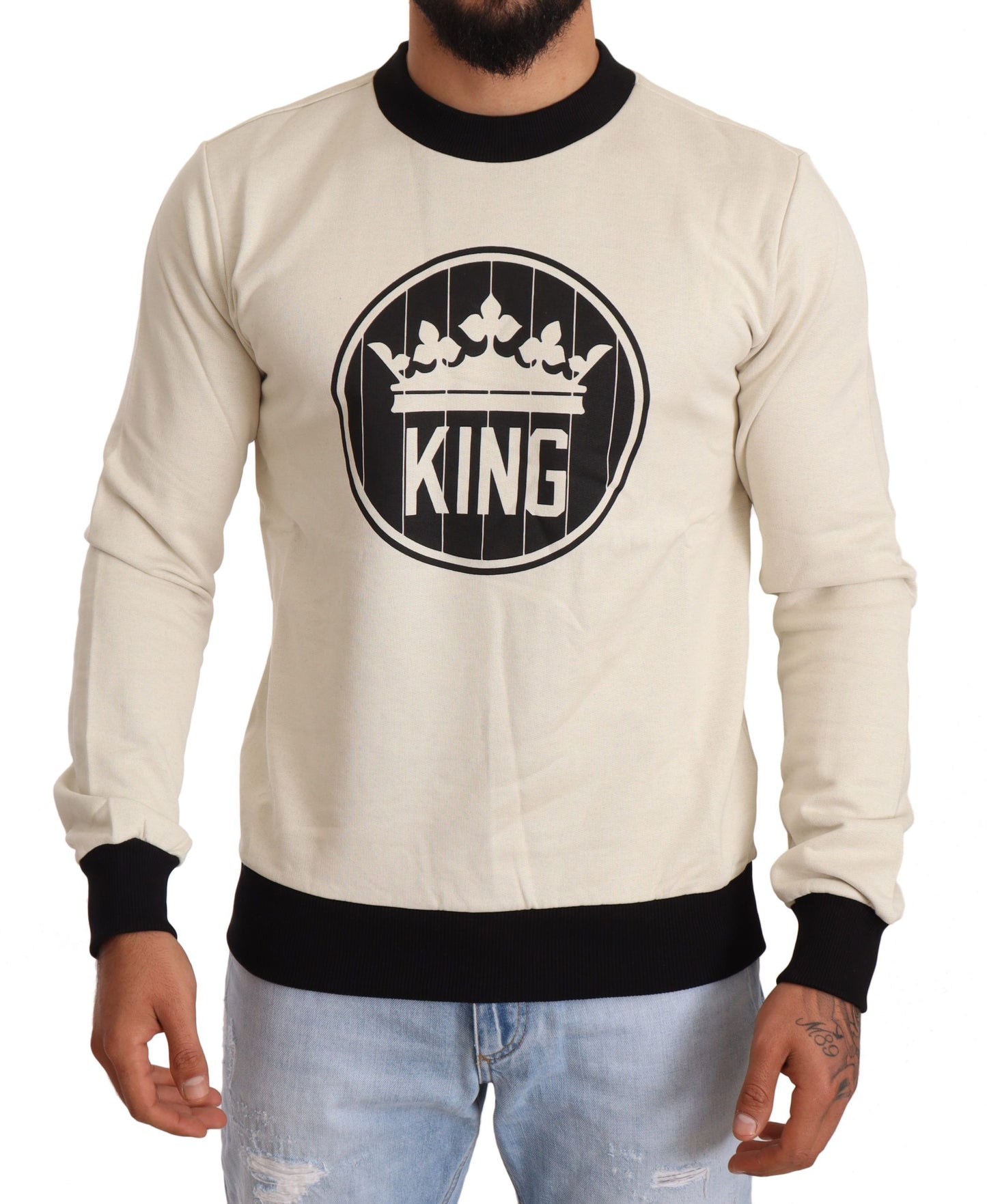 Royal Crown Pullover Crewneck Sweater