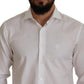 Elegant White Formal Dress Shirt