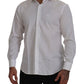 Elegant White Formal Dress Shirt