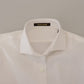 Elegant White Formal Dress Shirt