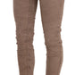 Chic Brown Slim Fit Skinny Jeans