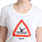 Chic Triangle Graphic Cotton Tee