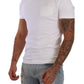 Elegant White Roundneck T-Shirt