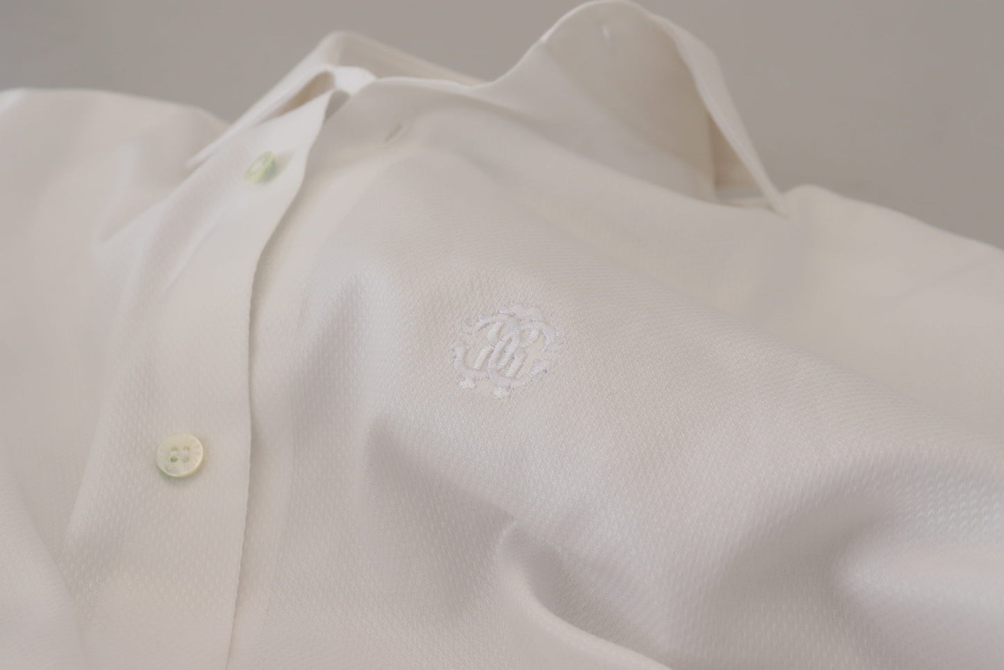 Elegant White Formal Dress Shirt