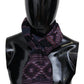 Geometric Wool Scarf with Fringes