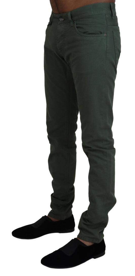 Emerald Couture Denim Pants - 100% Cotton