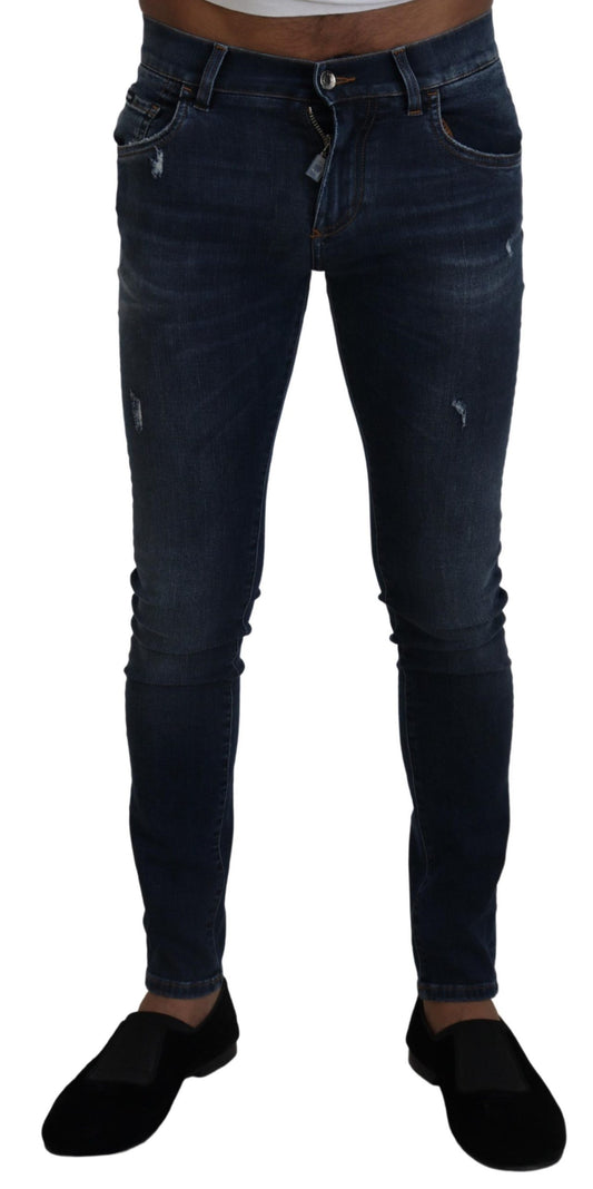 Elegant Italian Denim Pants