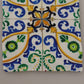 Majolica Patterned Silk Men's Scarf