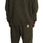 Exquisite Military Green Hooded Sweater