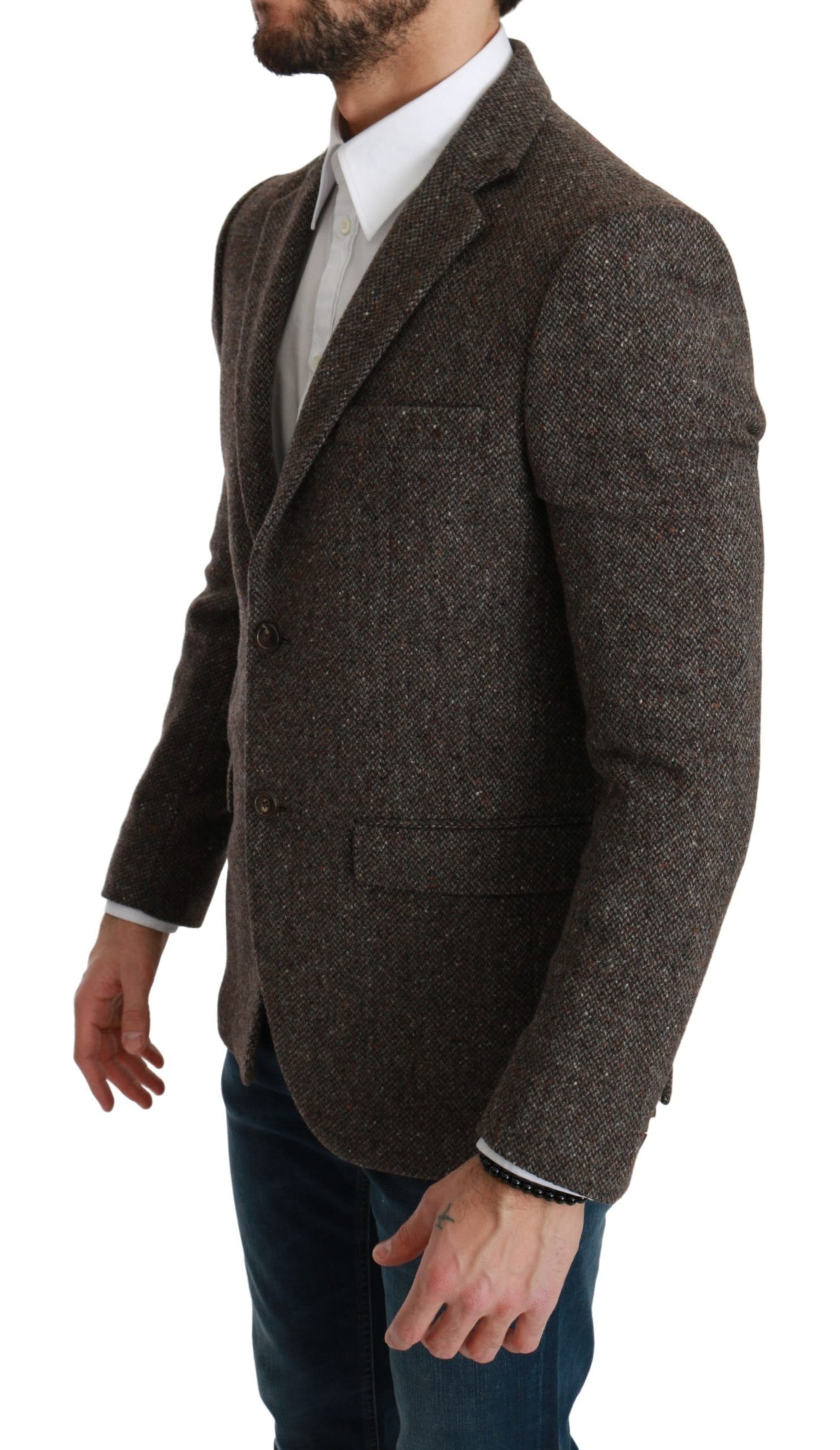 Brown Jacket Formal Coat Wool Blazer