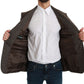 Brown Jacket Formal Coat Wool Blazer