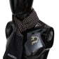 Elegant Houndstooth Wool Scarf