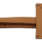 Chic Beige Leather Keychain with Metal Accents
