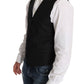 Blazer Vest 2 Piece Black Wool MARTINI