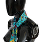 Elegant Multicolor Silk Scarf