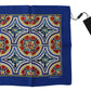 Multicolor Majolica Print Square Handkerchief Scarf