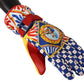 Elegant Multicolor Carretto Print Gloves