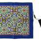 Elegant Multicolor Silk Men's Square Scarf