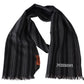 Chic Wool Scarf with Iconic Pattern