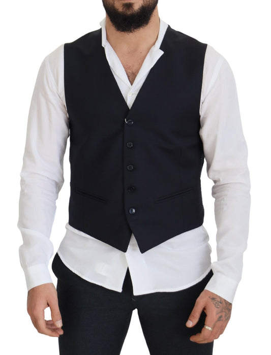 Elegant Single Breasted Formal Vest