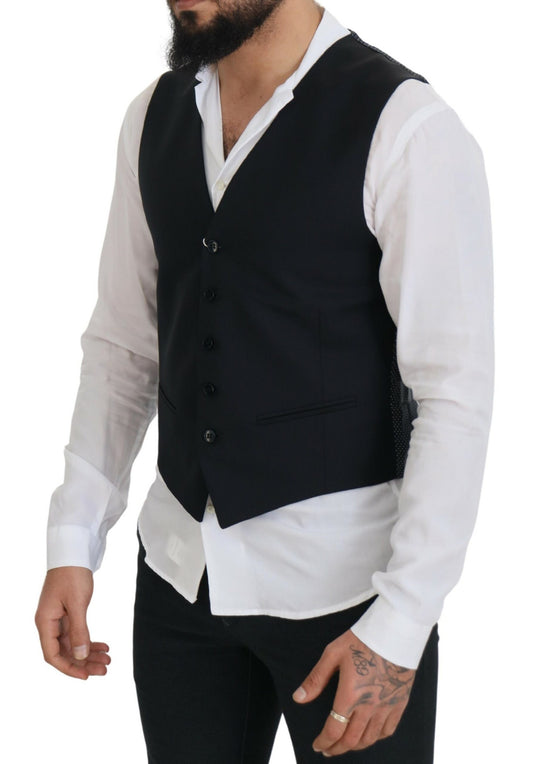 Elegant Single Breasted Formal Vest