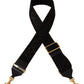 Elegant Black Shoulder Strap with Gold Accents